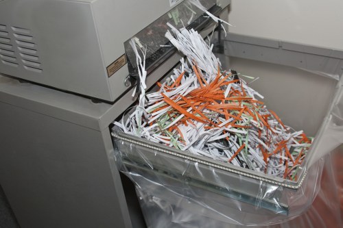 Diagram showing accessible web structure and headings for business waste service pages.